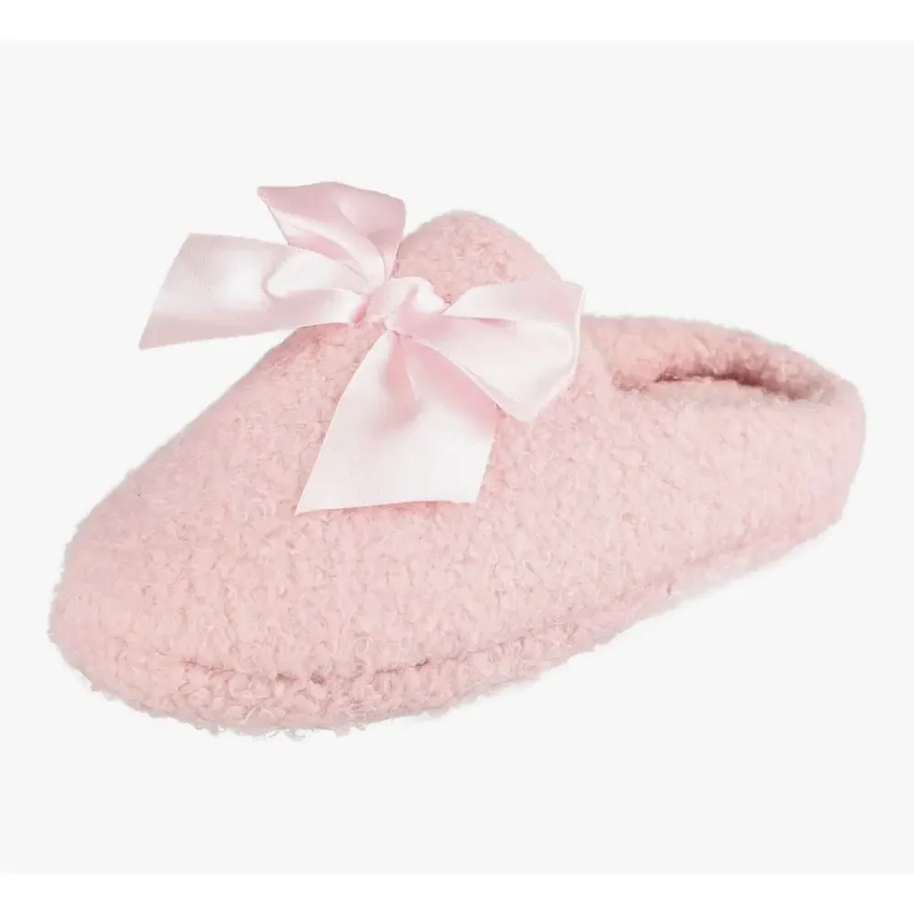 Jessica Simpson Marshmallow House Slipper in Pink, Memory Foam, Size XL